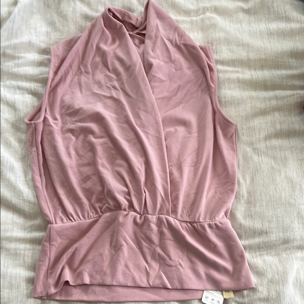 Elegant Pink Sleeveless Top